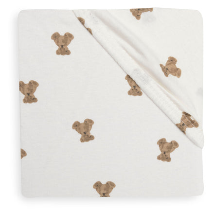 Jollein Hoeslaken Jersey 60x120cm | Mini Teddy Bear