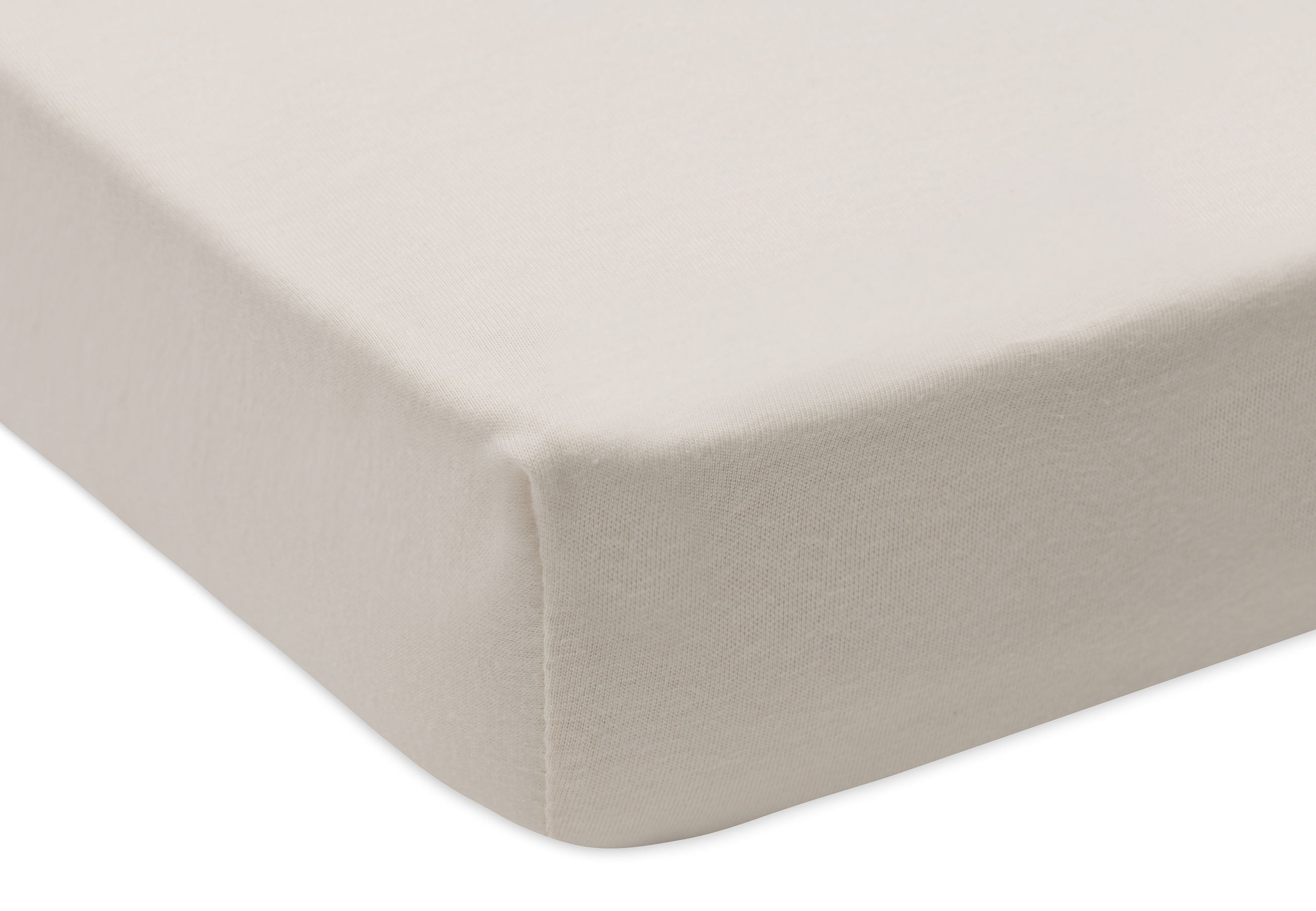 Jollein Hoeslaken Jersey 70/75x140/150cm | Oatmeal