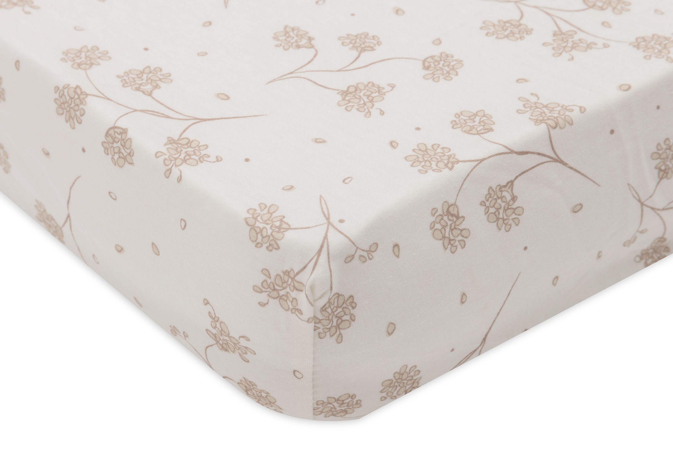 Jollein Hoeslaken Jersey 70/75x140/150cm | Leafy Dreams