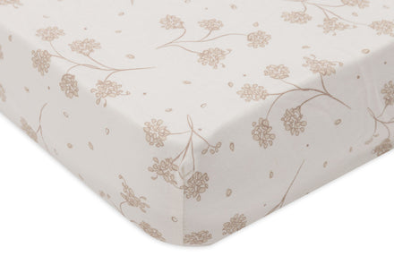 Jollein Hoeslaken Jersey 70/75x140/150cm | Leafy Dreams