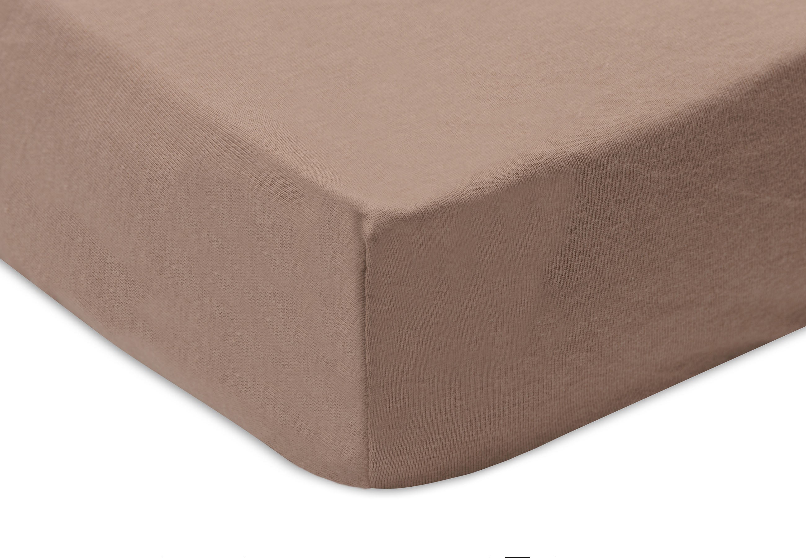 Jollein Hoeslaken Jersey 70/75x140/150cm | Milky Coffee