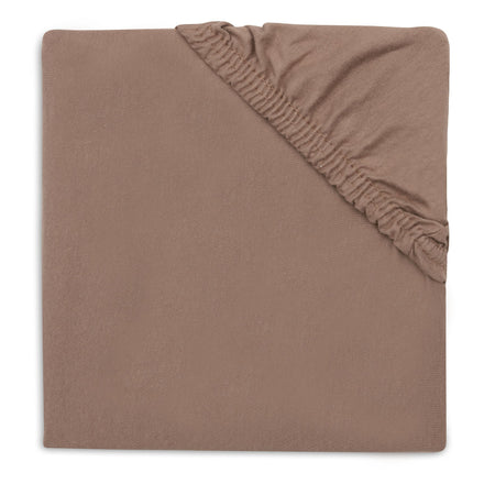 Jollein Hoeslaken Jersey 70/75x140/150cm | Milky Coffee