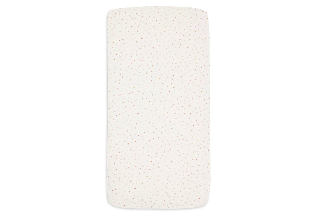 Jollein Hoeslaken Jersey 70/75x140/150cm Pretty Picnic Flower Drops