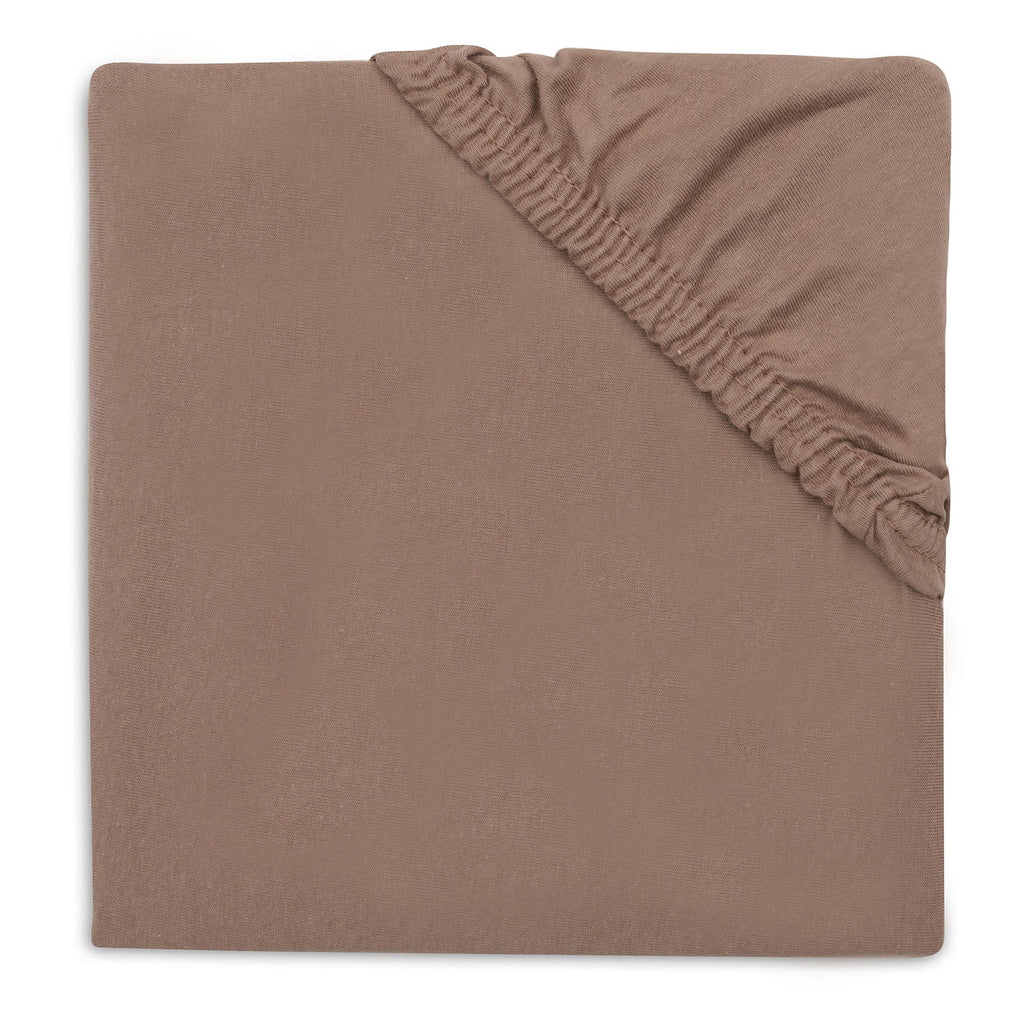Jollein Hoeslaken Jersey Boxmatras 75x95cm | Milky Coffee