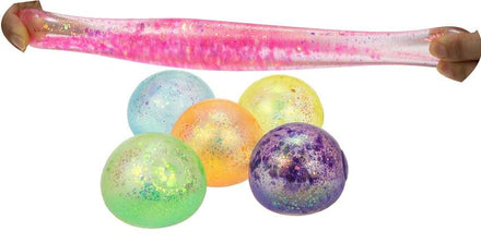Funtrading Stretch Glitter Bal Met Glitter