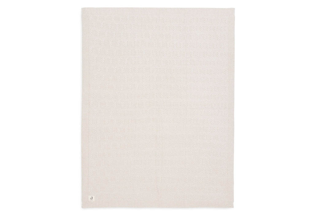 Jollein Wiegdeken 75x100cm | Grain Knit Oatmeal