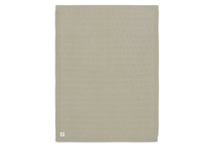 Jollein Wiegdeken 75x100cm | Grain Knit Olive Green