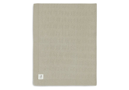 Jollein Wiegdeken 75x100cm | Grain Knit Olive Green