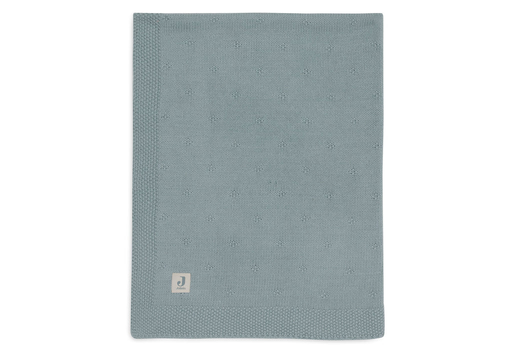 Jollein Wiegdeken 75x100cm Cosy Knit Sea Green