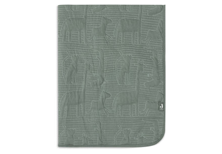 Jollein Wiegdeken 75x100cm Jungle Jambo Ash Green/Laurel