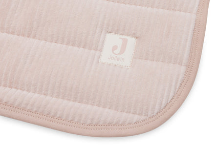 Jollein Deken Wieg 75x100cm Velvet Rib | Wild Rose