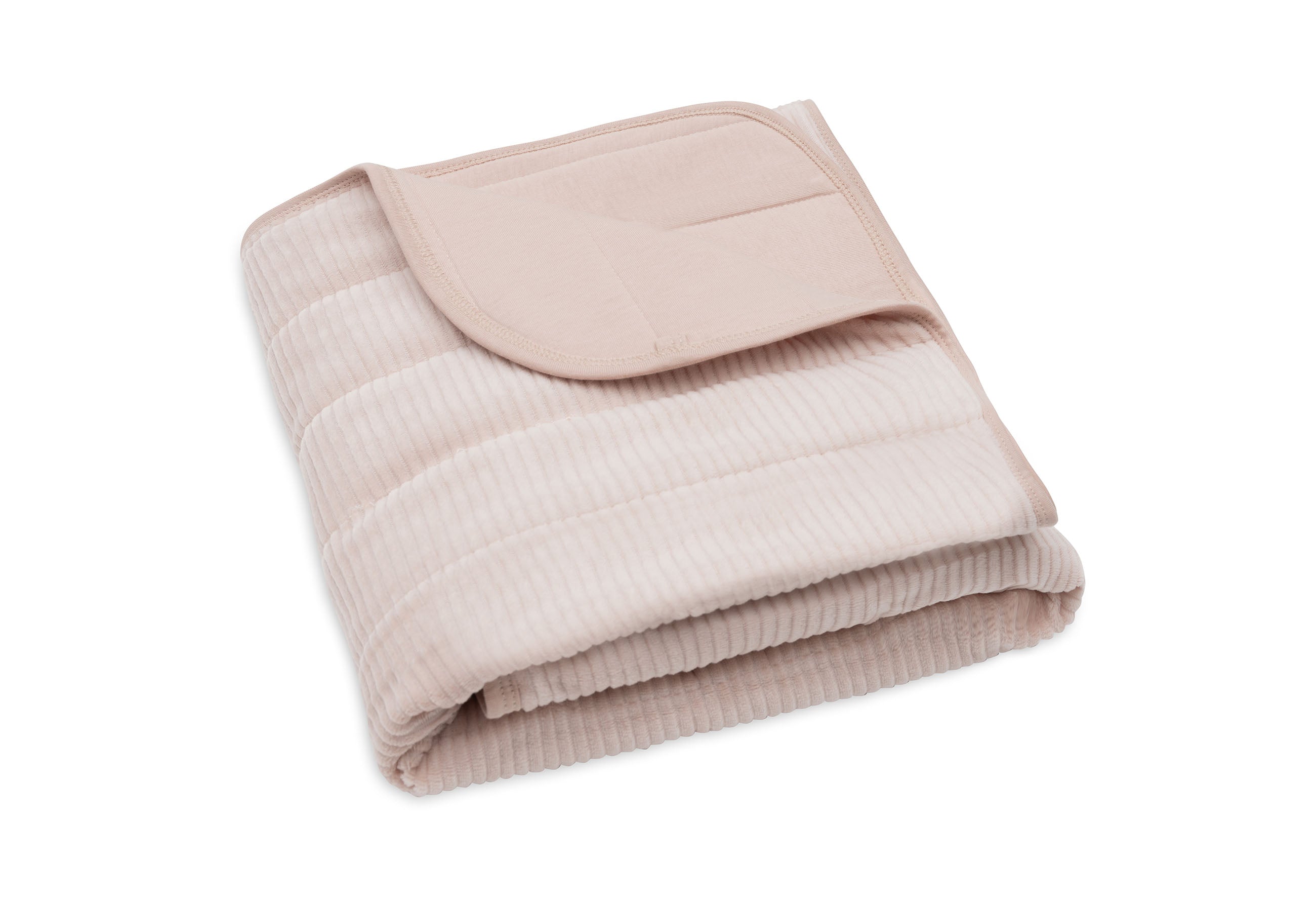 Jollein Deken Wieg 75x100cm Velvet Rib | Wild Rose