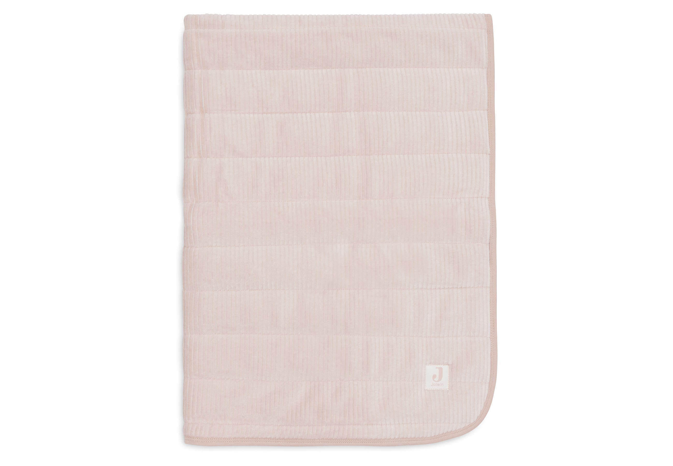 Jollein Deken Wieg 75x100cm Velvet Rib | Wild Rose
