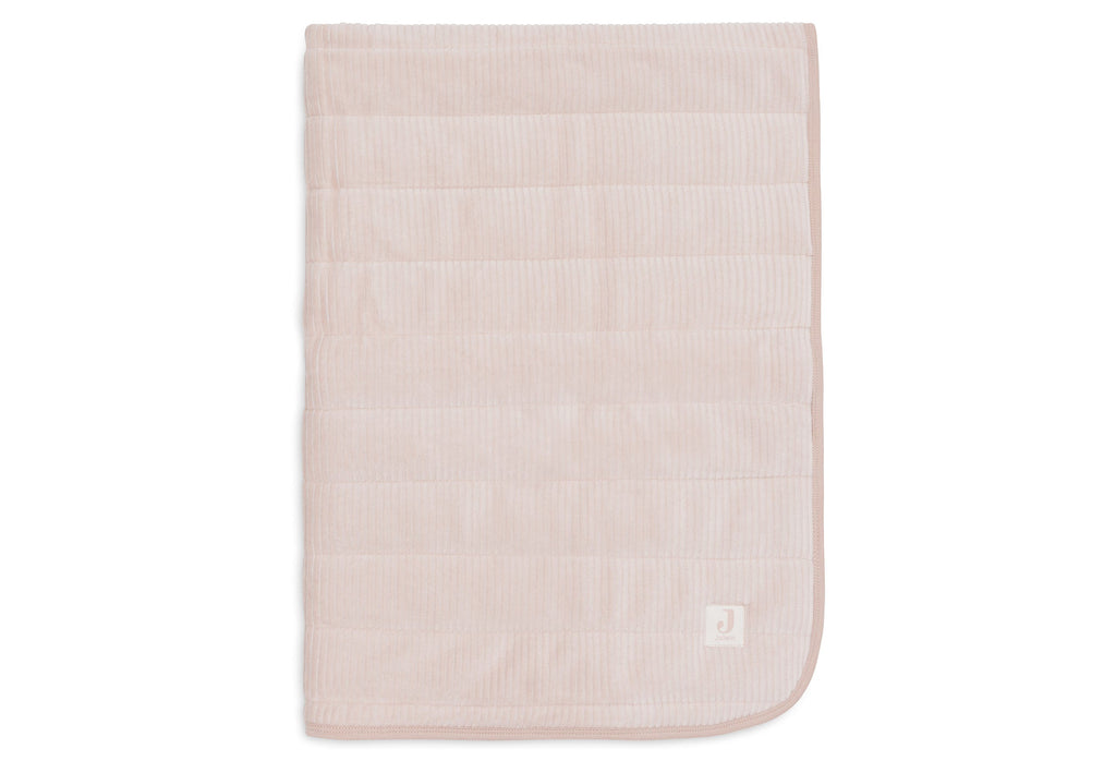 Jollein Deken Wieg 75x100cm Velvet Rib | Wild Rose