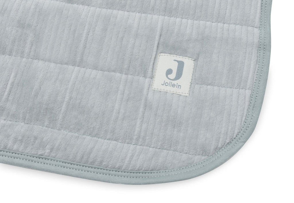Jollein Deken Wieg 75x100cm Velvet Rib | Sea Green