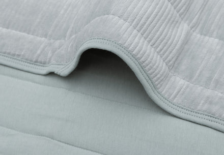 Jollein Deken Wieg 75x100cm Velvet Rib | Sea Green