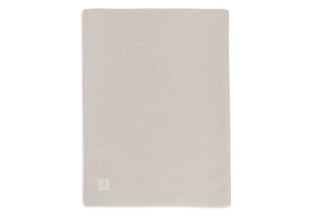 Jollein Deken Wieg 75x100cm Basic Knit | Oatmeal