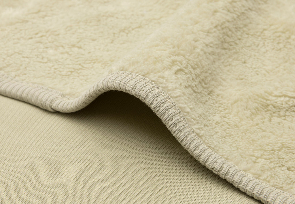 Jollein Deken Wieg 75x100cm Basic Sherpa/Jersey | Soft Matcha