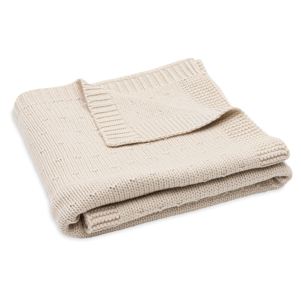 Jollein Deken Wieg 75x100cm Sprinkle Knit | Sand