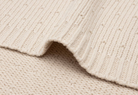 Jollein Deken Wieg 75x100cm Sprinkle Knit | Sand