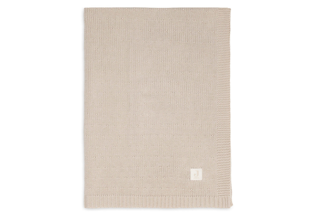 Jollein Deken Wieg 75x100cm Sprinkle Knit | Sand