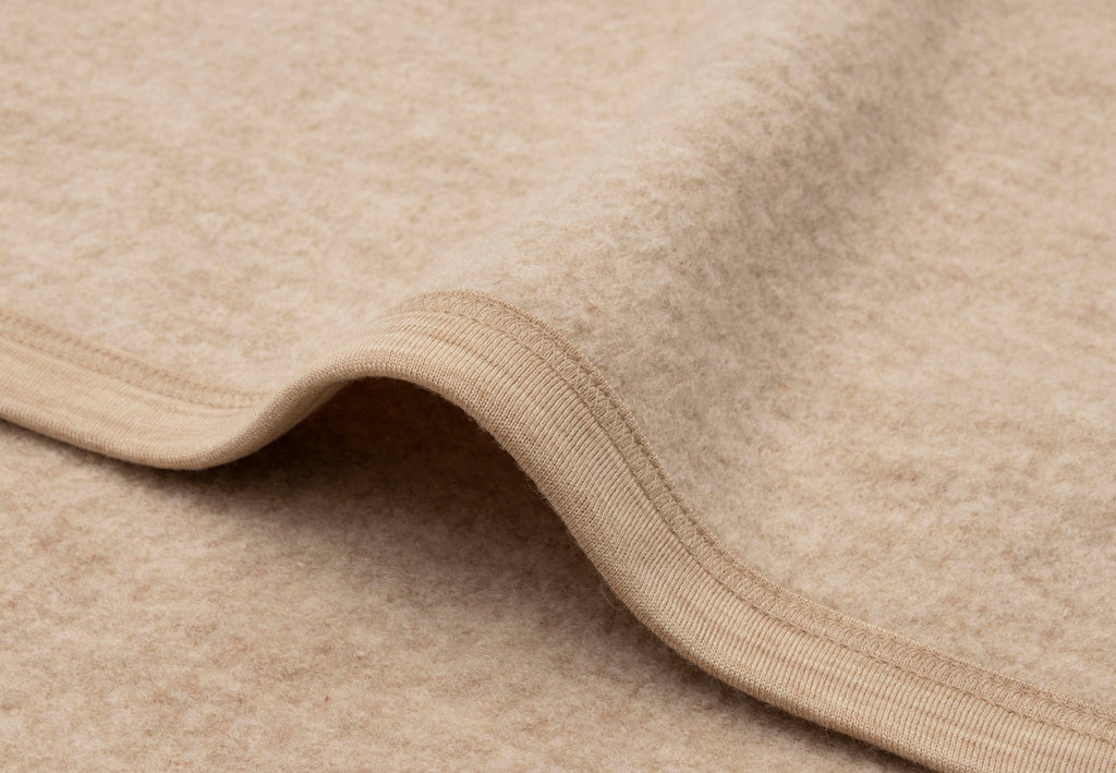Jollein Deken Wieg 75x100cm Merino Wol Felted | Natural