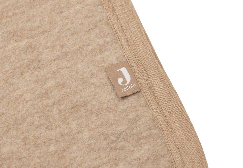 Jollein Deken Wieg 75x100cm Merino Wol Felted | Natural