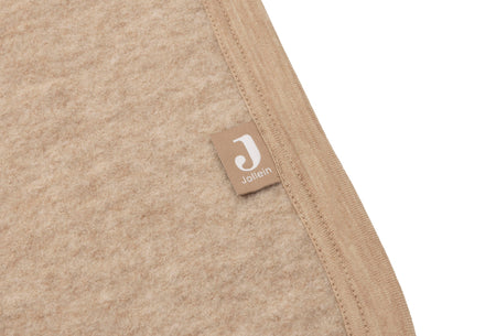 Jollein Deken Wieg 75x100cm Merino Wol Felted | Natural