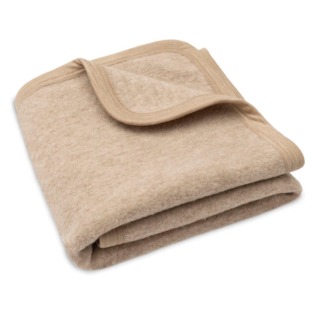 Jollein Deken Wieg 75x100cm Merino Wol Felted | Natural