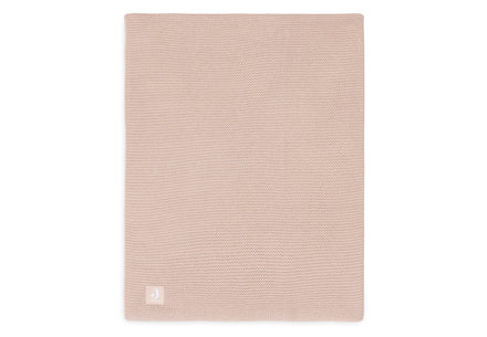 Jollein Ledikant Deken 100x150cm | Basic Knit Wild Rose