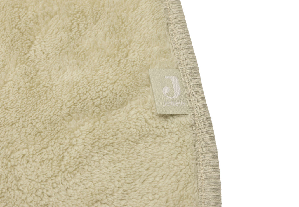 Jollein Deken Ledikant 100x150cm Basic Sherpa/Jersey | Soft Matcha