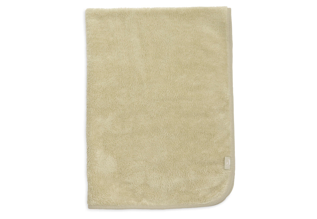 Jollein Deken Ledikant 100x150cm Basic Sherpa/Jersey | Soft Matcha