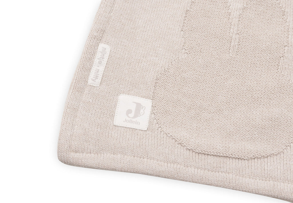 Jollein Deken Wieg 75x100cm Miffy TOG 1.5 | Nougat/Coral Fleece