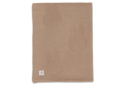 Jollein Deken Ledikant 100x150cm Miffy | Biscuit/Velvet