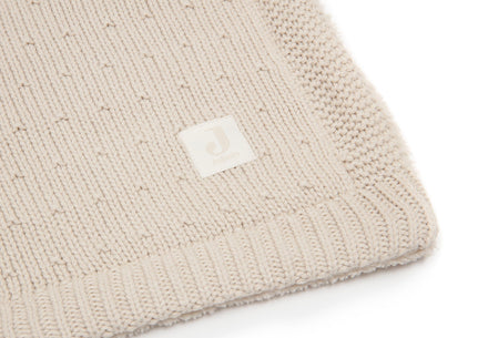 Jollein Deken Ledikant 100x150cm Sprinkle Knit | Sand/Fluffy