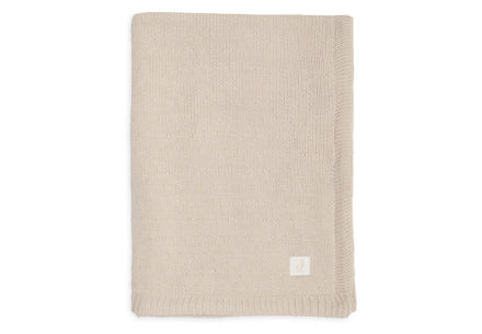 Jollein Deken Ledikant 100x150cm Sprinkle Knit | Sand/Fluffy