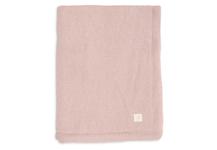 Jollein Deken Ledikant 100x150cm Sprinkle Knit | Silk Rose/Fluffy