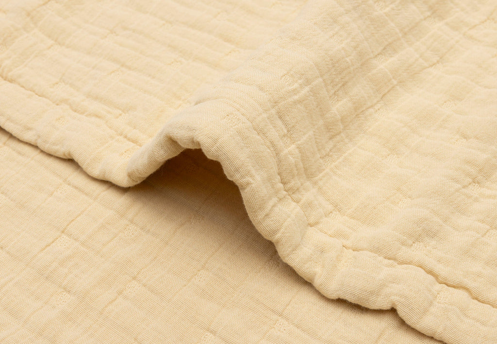 Jollein Deken Hydrofiel 75x100cm Jacquard Vanilla GOTS