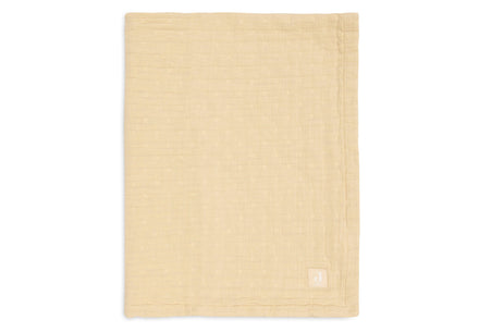 Jollein Deken Hydrofiel 75x100cm Jacquard Vanilla GOTS