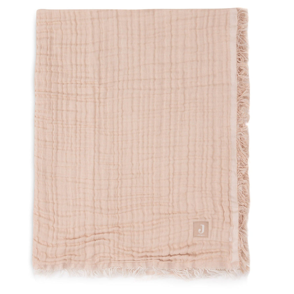 Jollein Deken Ledikant 120x120cm | Fringe Moonstone/Ivory Gots