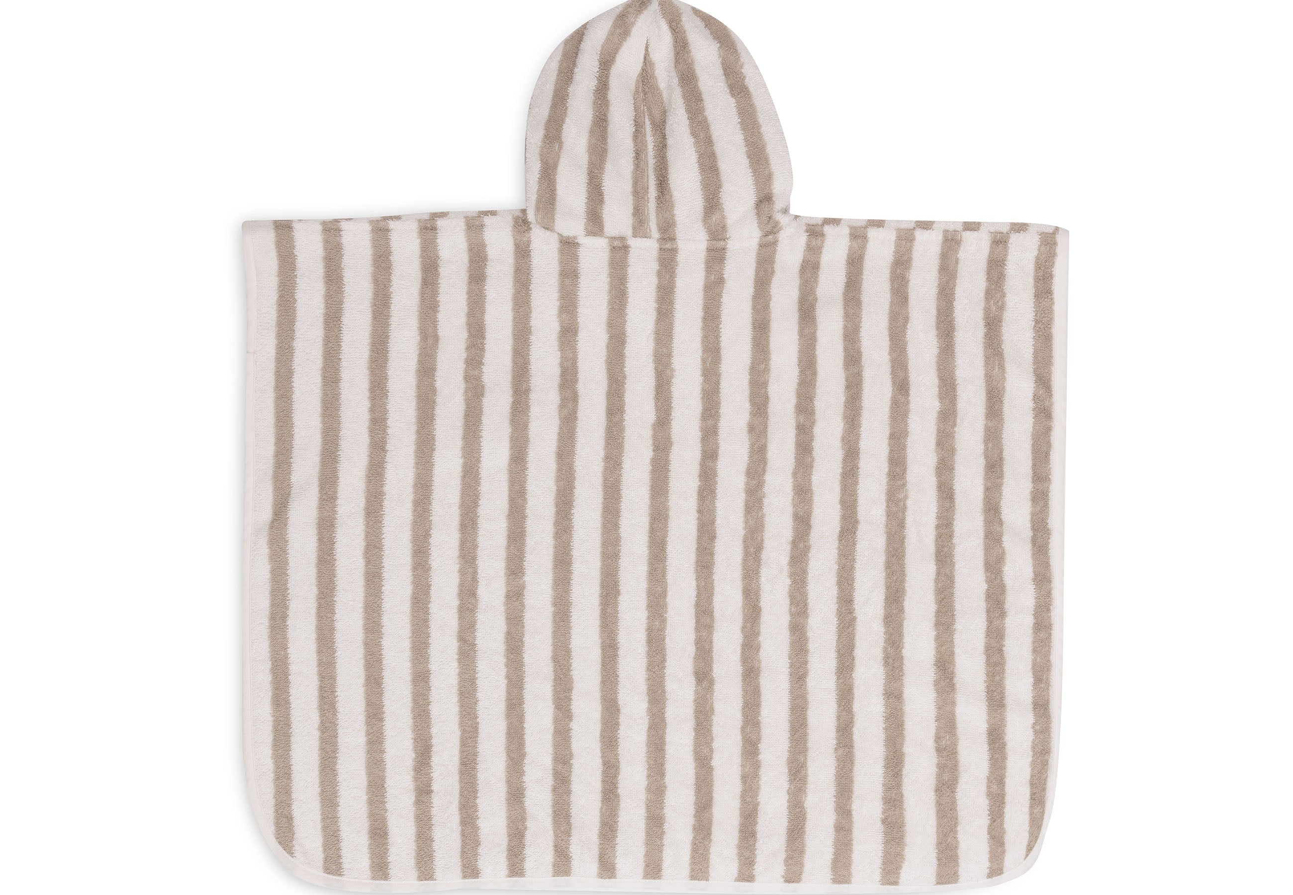 Jollein Badponcho Stripe Terry Olive Green Gots