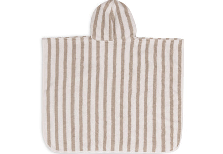 Jollein Badponcho Stripe Terry Olive Green Gots