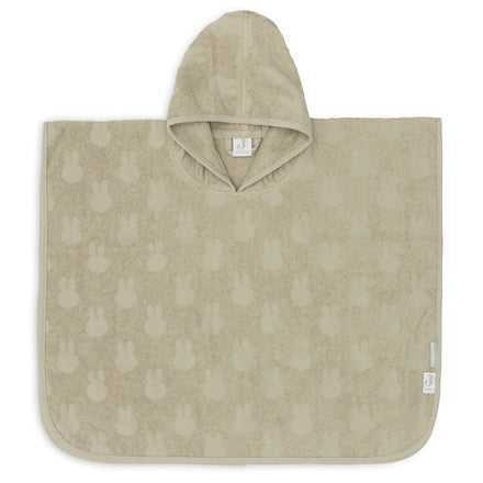 Jollein Badponcho Badstof Miffy Jacquard | Olive Green