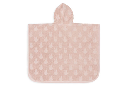 Jollein Badponcho Badstof Miffy Jacquard | Wild Rose