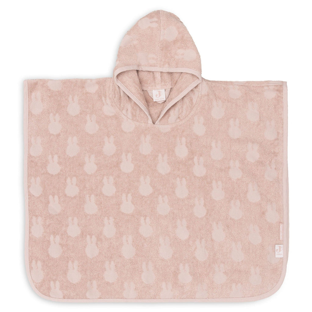 Jollein Badponcho Badstof Miffy Jacquard | Wild Rose