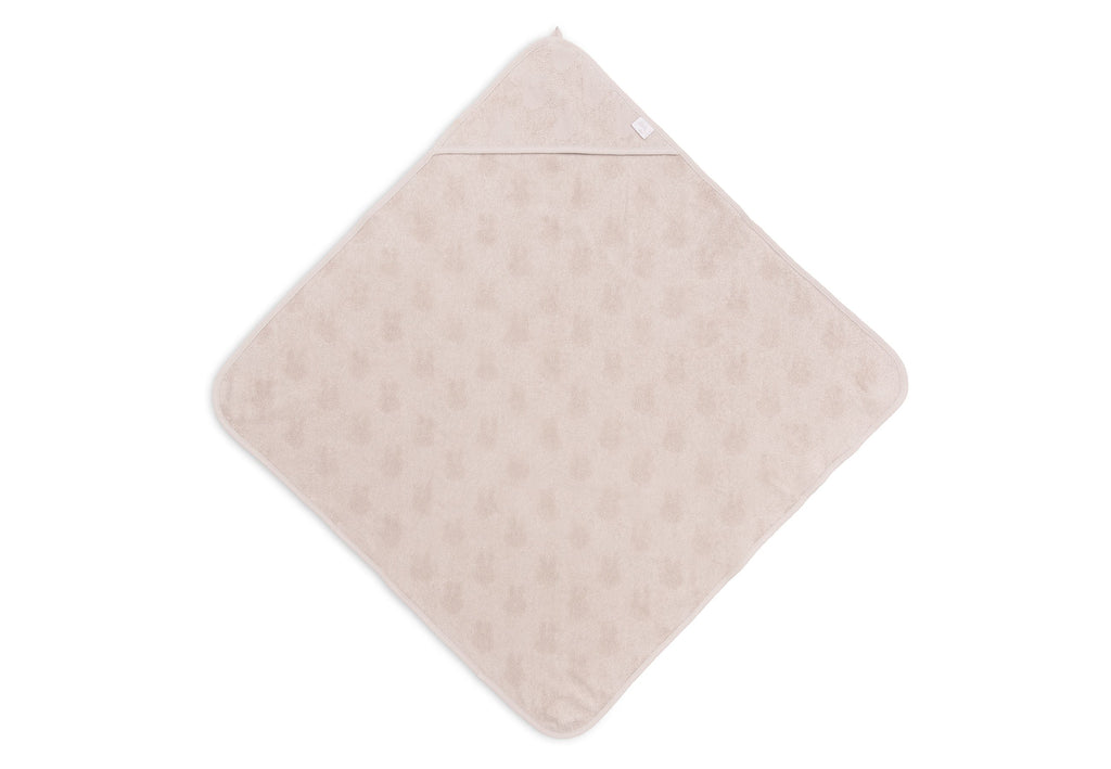 Jollein Badcape Badstof 75x75cm Miffy Jacquard | Nougat