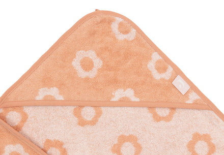 Jollein Badcape Badstof 75x75cm Jacquard Flower