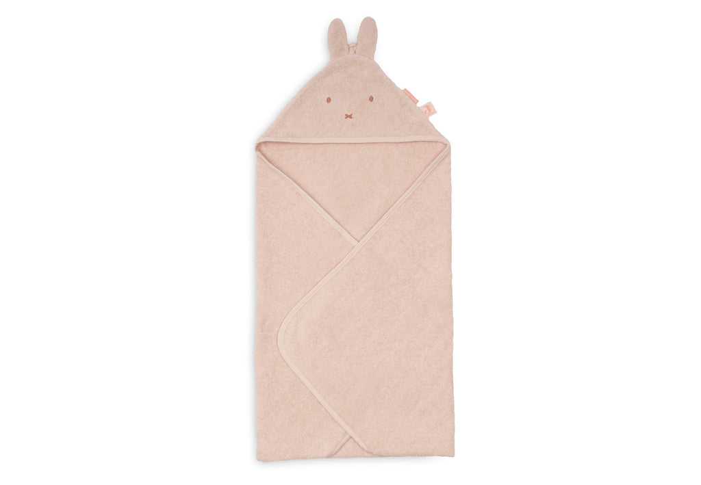 Jollein Badcape badstof 75x75cm Miffy | Silk Rose