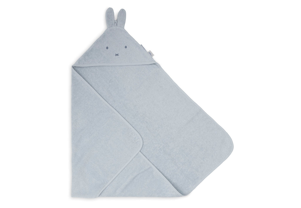 Jollein Badcape badstof 75x75cm Miffy | Cloud Blue