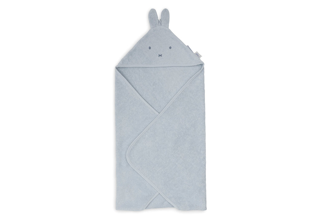 Jollein Badcape badstof 75x75cm Miffy | Cloud Blue